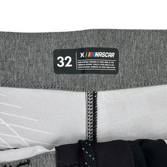 Hurley Nascar Phantom Eco Car Racing Swim Shorts Boardshorts Size 32 20" Outseam - Picture 8 of 10